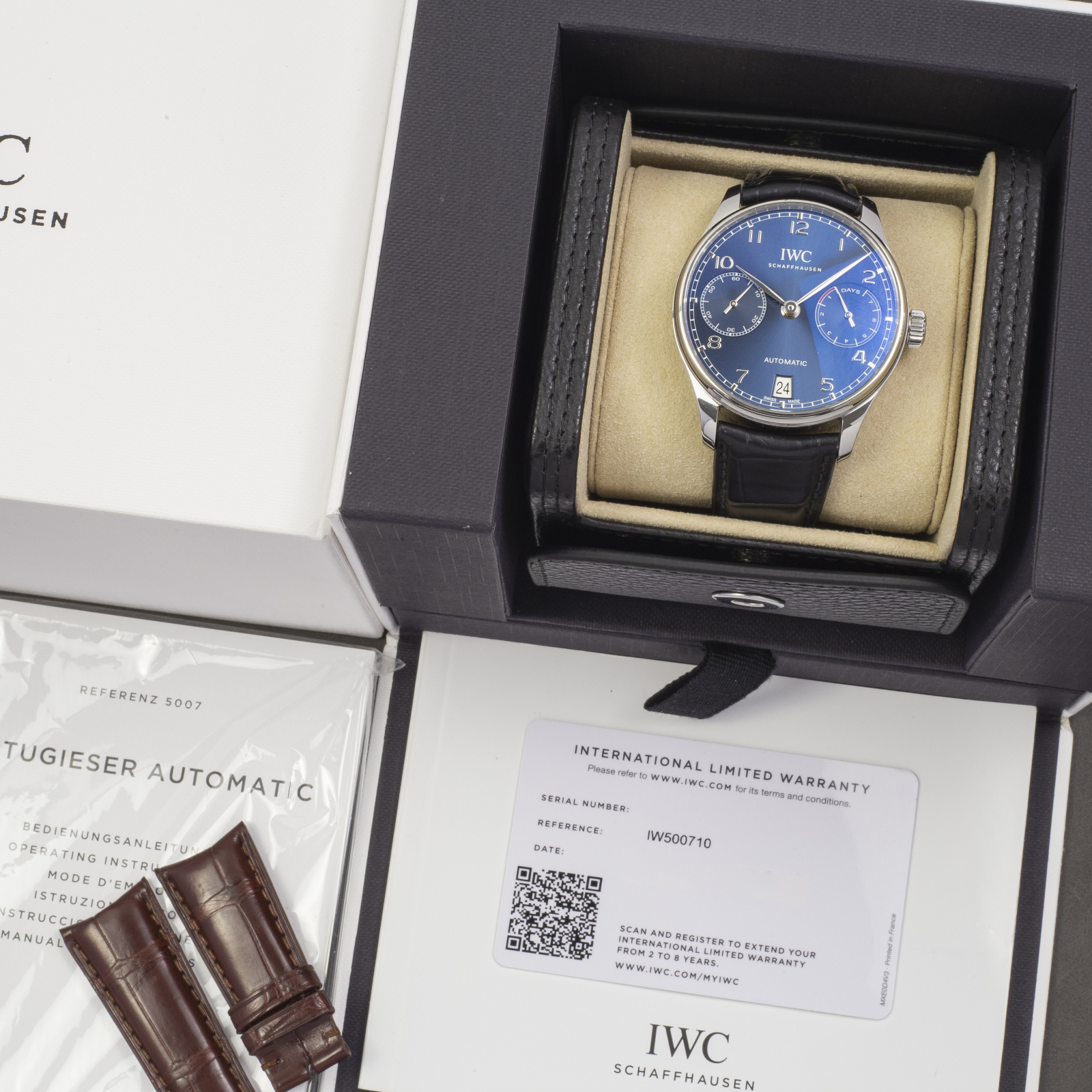 IWC Portugieser IW500710 Winding Dial